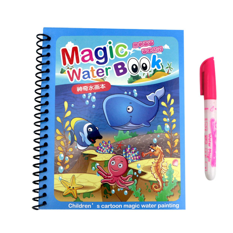 Reusable Water Magic Coloring Book - Sıcak Satış Yeniden Kullanılabilir Sihirli Su