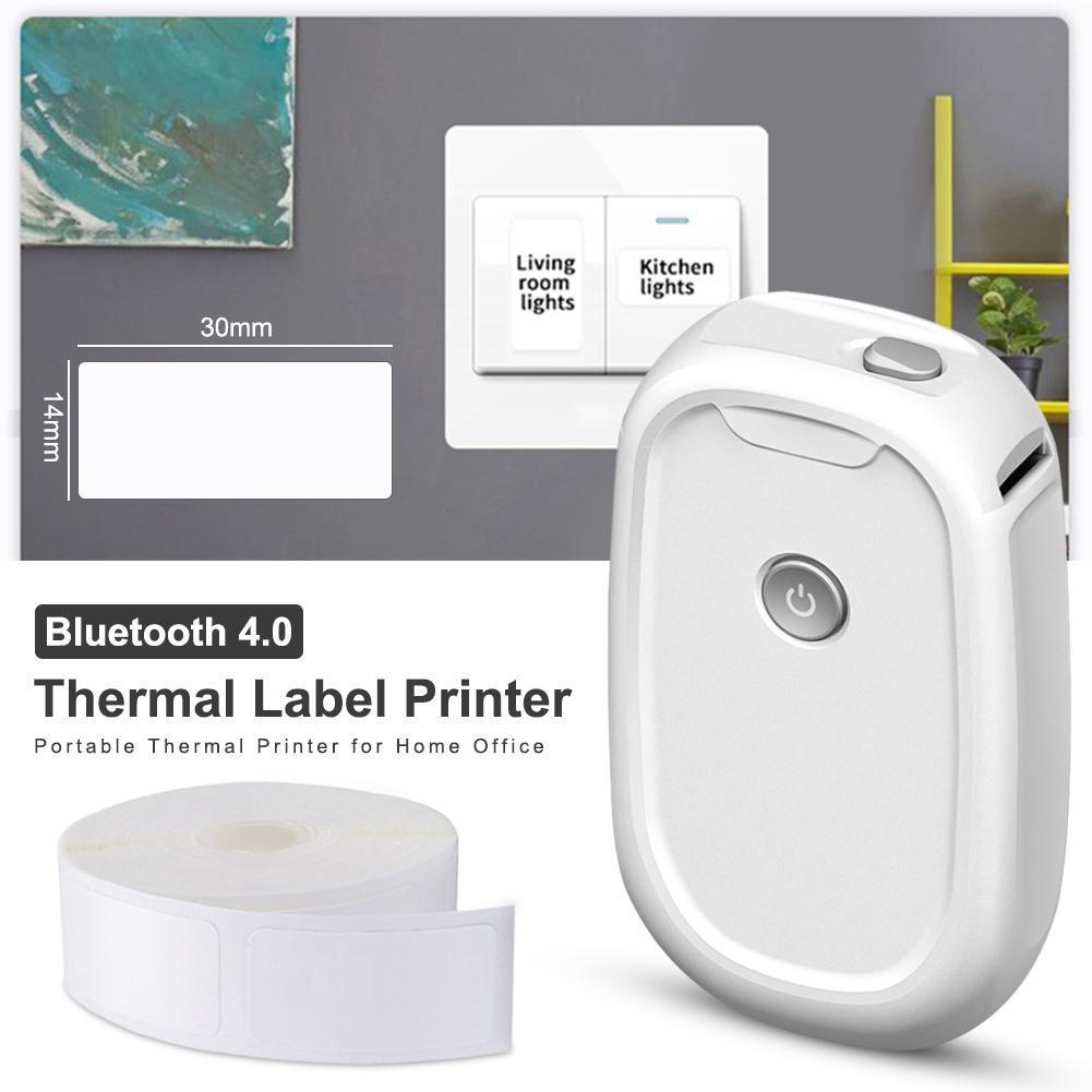 Mini Pocket Thermal Printer Paper Roll - Bluetooth fiyat termal etiket yazıcı kablosuz