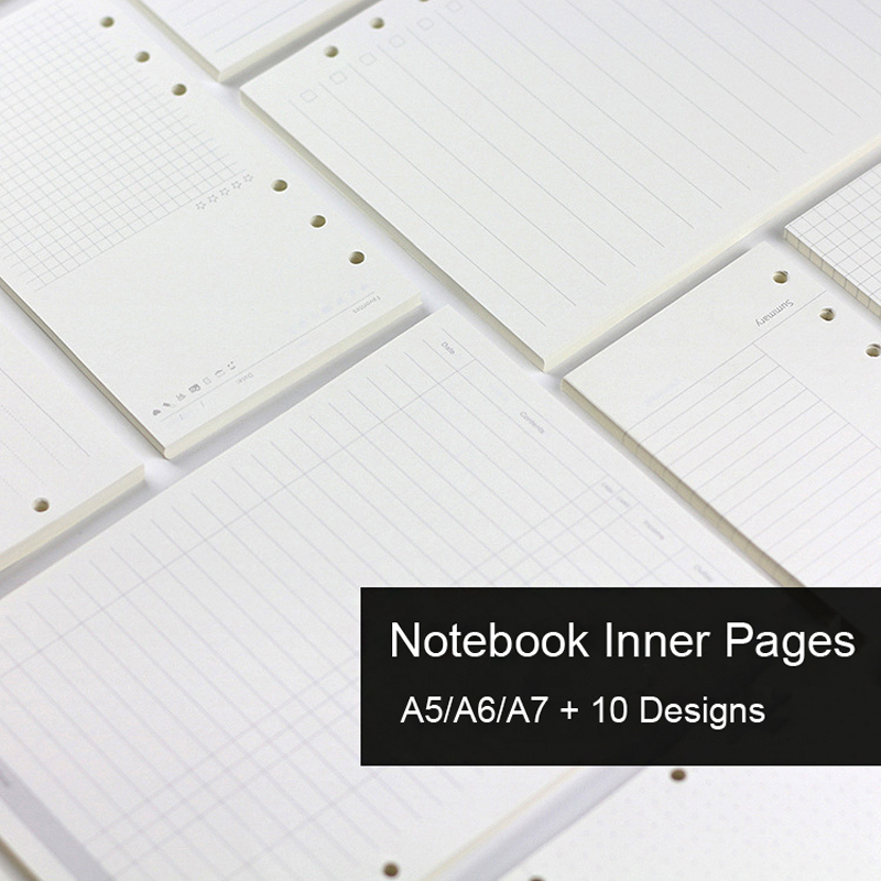 A5 Spiral Dotted Grid Notebook - 45 Sayfa A5 A6A7 Gevşek Yaprak