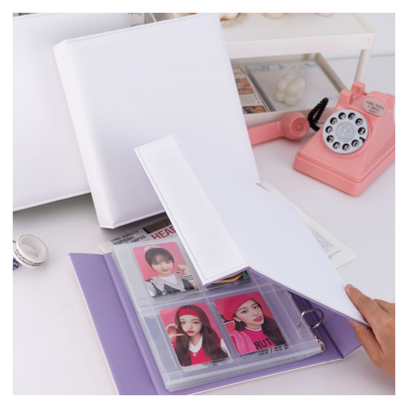 Kpop Photo Card Binder 3 Inch - A5 Bağlayıcı Fotoğraf Kartları Manyetik D