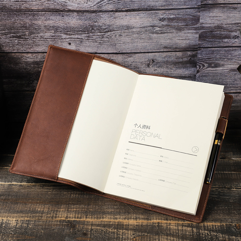 Stationery Books - Retro Hakiki Deri Kitap kol örtüsü