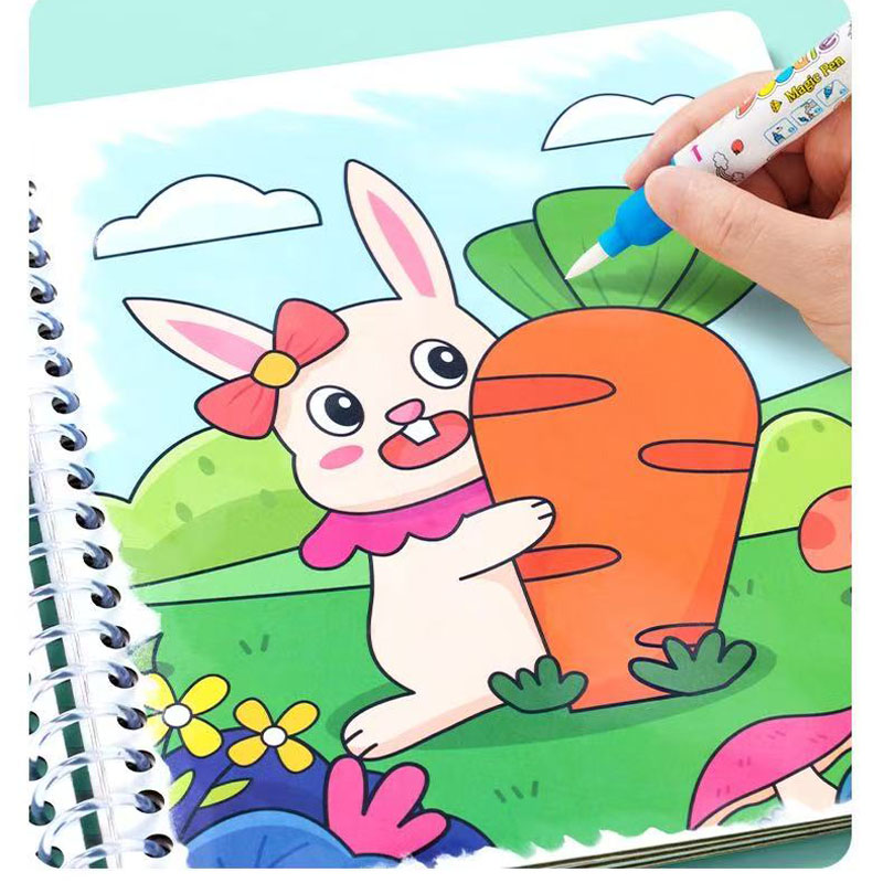 Sihirli Su çizim kitabı Çocuk  - Reusable Water Magic Coloring Book incelemesi ve fiyatı