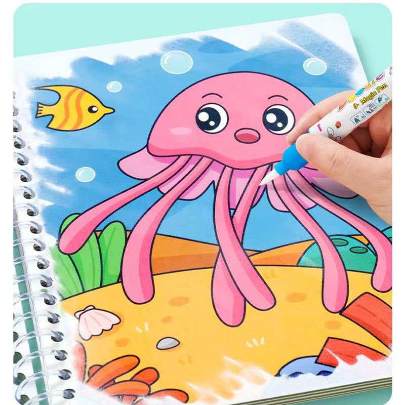 Sihirli Su çizim kitabı Çocuk  - Reusable Water Magic Coloring Book incelemesi ve fiyatı