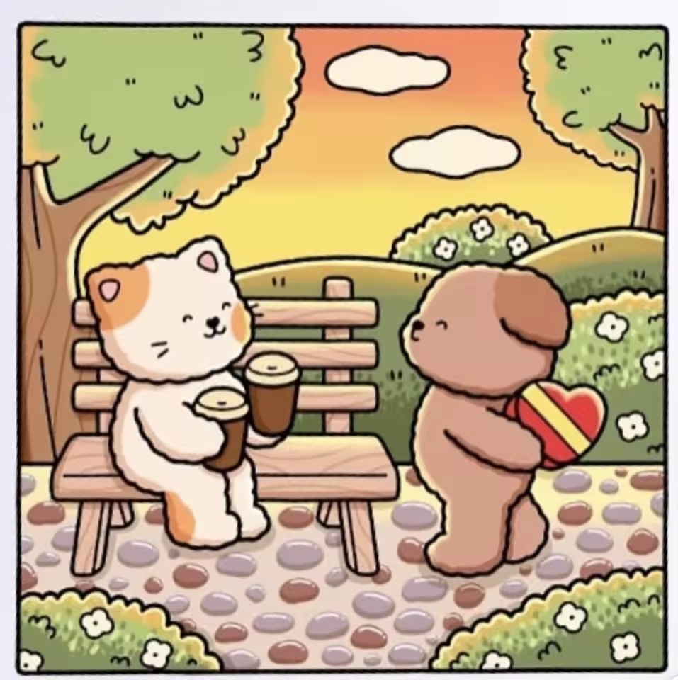 FUZZY IN LOVE Kalın-kolay Dese - Adult Coloring Book Stress Relief incelemesi ve fiyatı