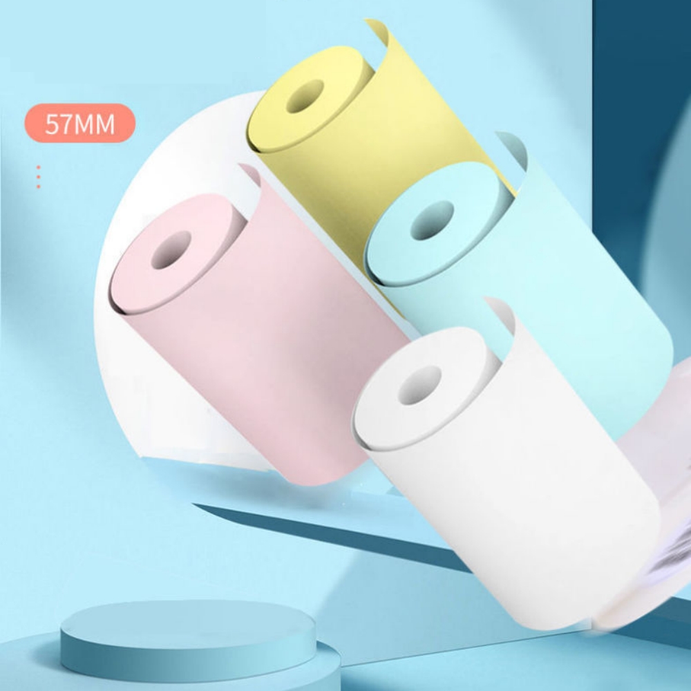 57x25 MM Termal Kağıt Etiket K - Mini Pocket Thermal Printer Paper Roll incelemesi ve fiyatı