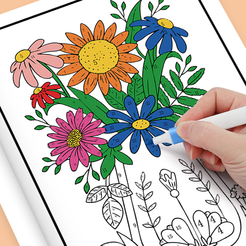 Yetişkinler İçin Renkli Sayıla - Adult Coloring Book Stress Relief incelemesi ve fiyatı