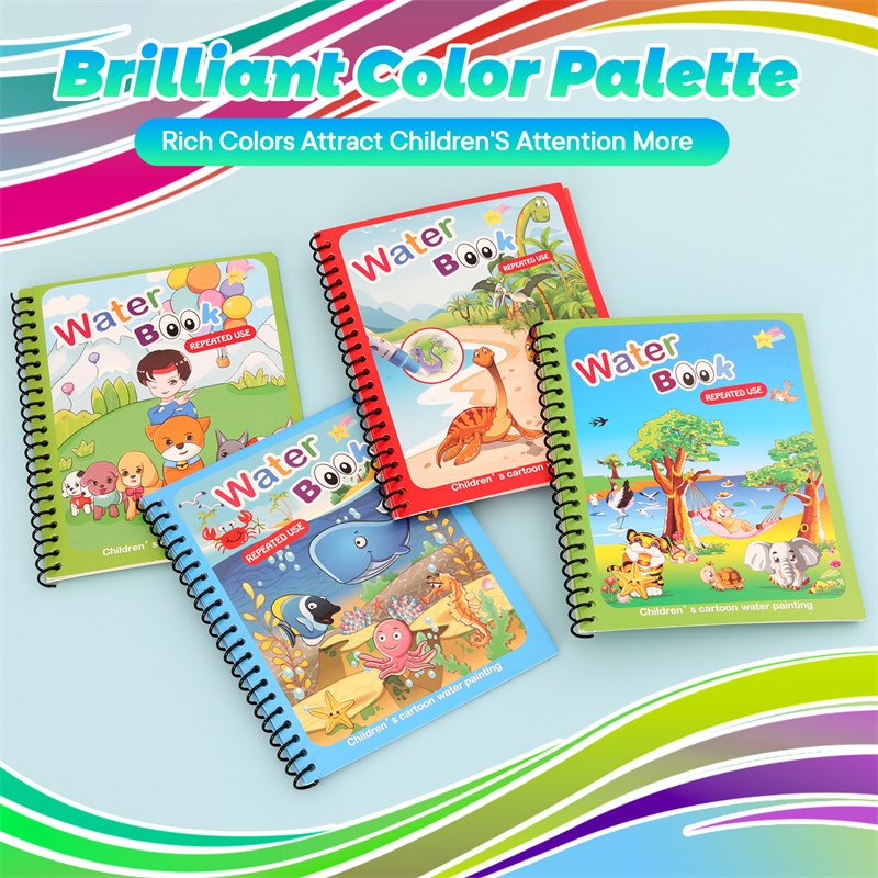 Montessori Oyuncaklar Yeniden  - Reusable Water Magic Coloring Book incelemesi ve fiyatı