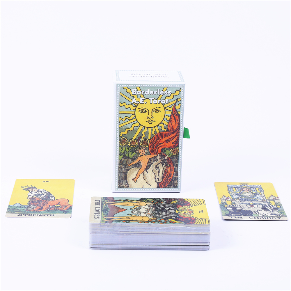 12*7cm kenarsız A.E. Tarot güv - Tarot Deck With Guidebook incelemesi ve fiyatı