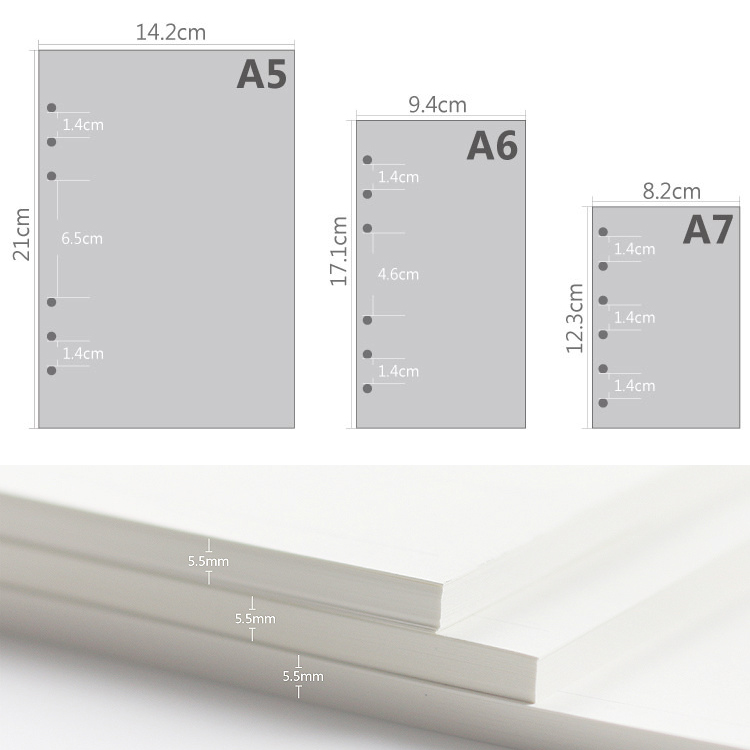 A5 A6A7 45 Sayfa Gevşek Yaprak - A5 Spiral Dotted Grid Notebook incelemesi ve fiyatı