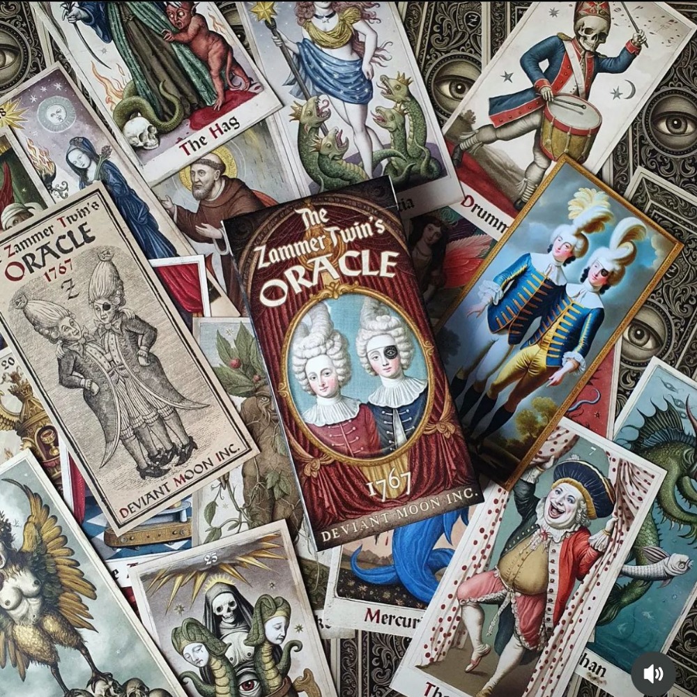 6*12cm The Zammer Twins 1. Bas - Tarot Deck With Guidebook incelemesi ve fiyatı