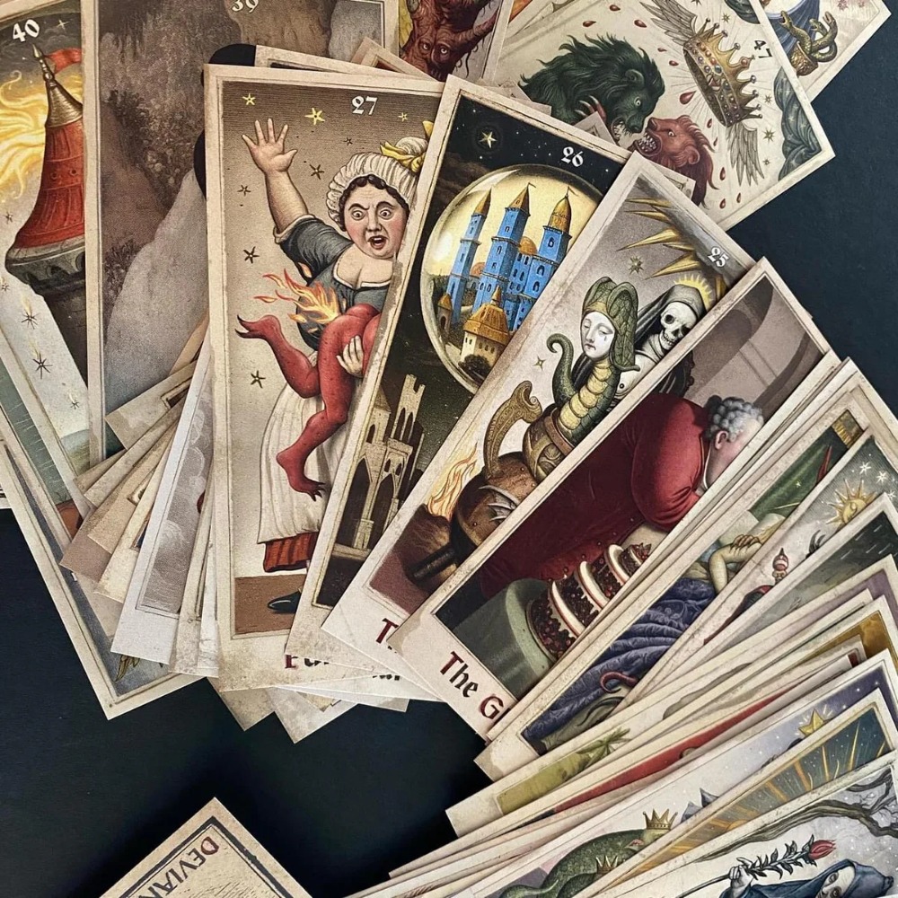 6*12cm The Zammer Twins 1. Bas - Tarot Deck With Guidebook incelemesi ve fiyatı