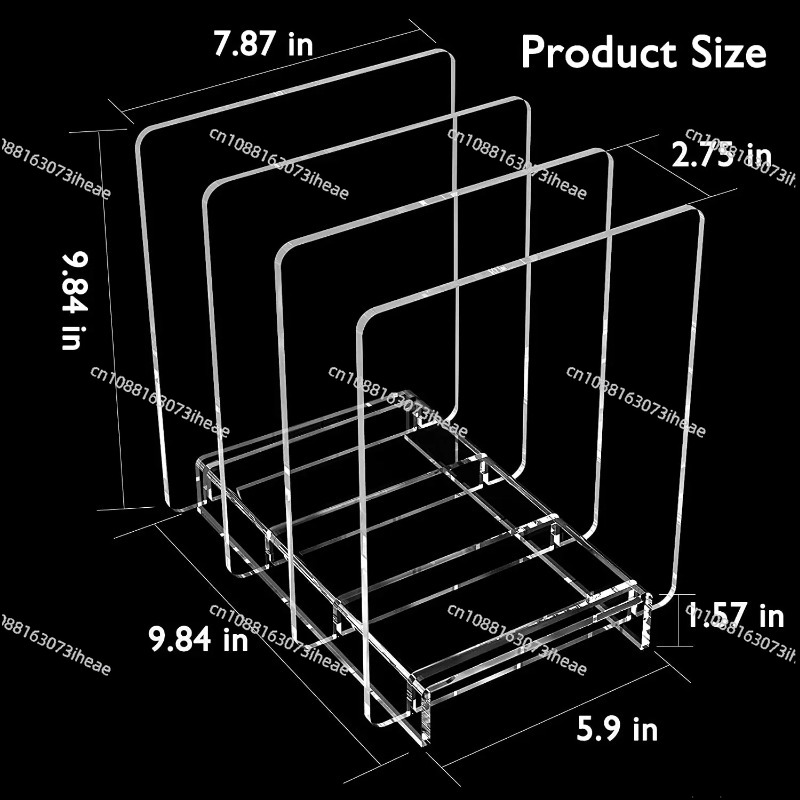 Şeffaf Akrilik Dergi Tutucu ve - Clear Acrylic Book Stand Holder incelemesi ve fiyatı