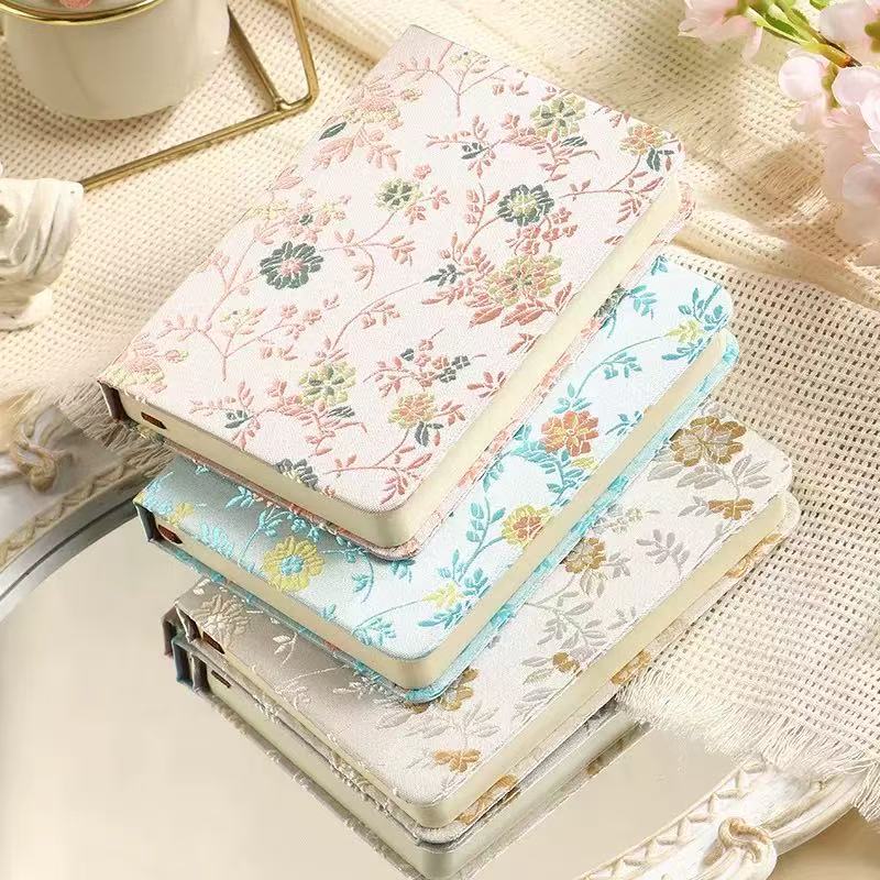 A6 Çin Çiçek Desenli Brokar De - Vintage Leather Journal Notebook incelemesi ve fiyatı