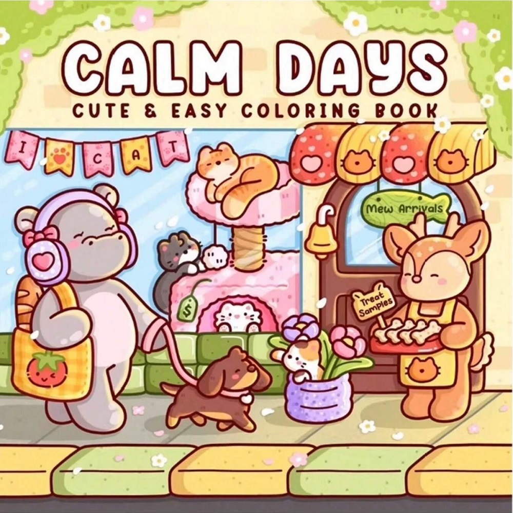 Sevimli Hayvanlar Stres Gideri - Adult Coloring Book Stress Relief incelemesi ve fiyatı