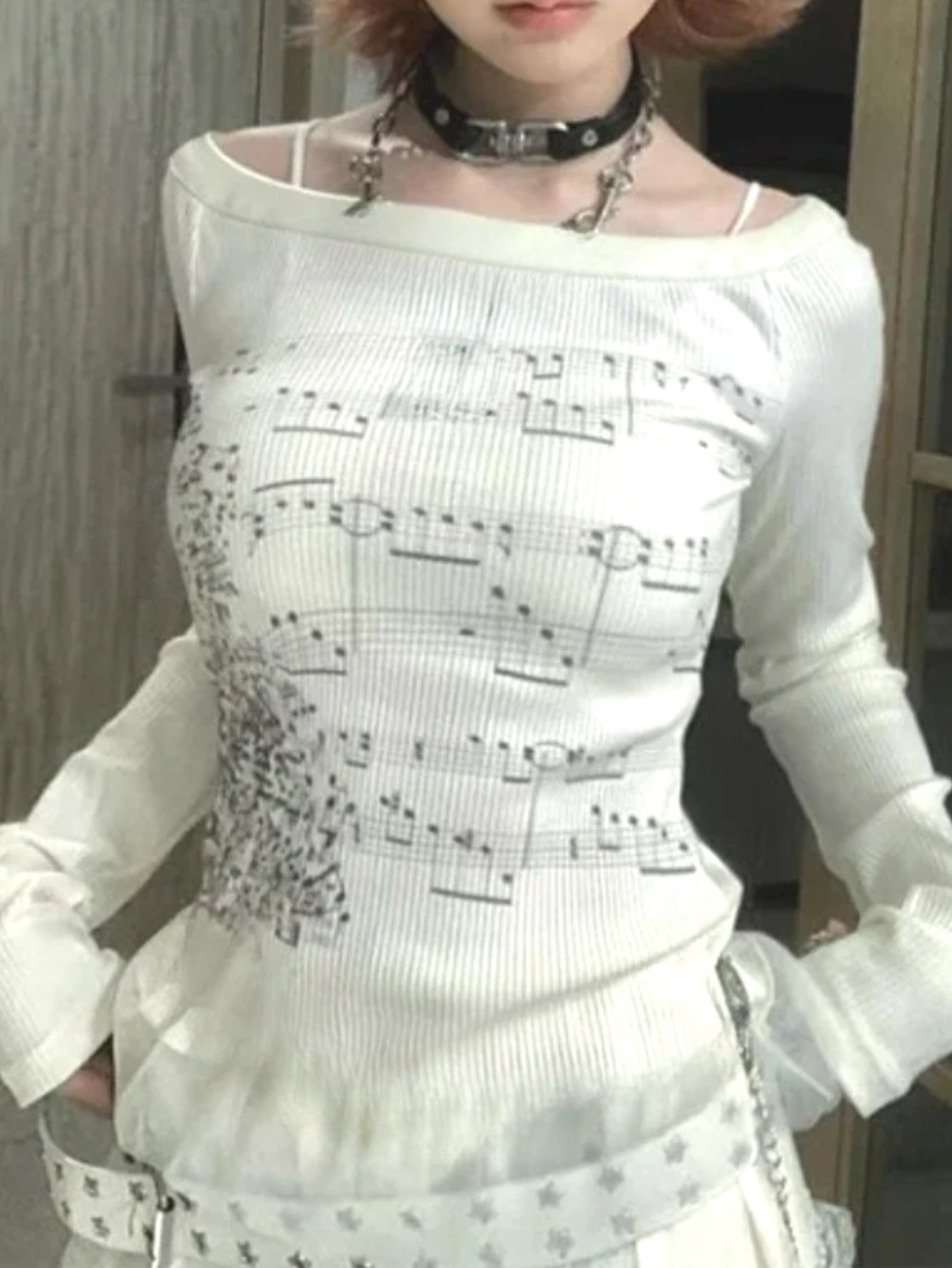 Müzik Notası Baskı Uzun Kollu  - Music incelemesi ve fiyatı