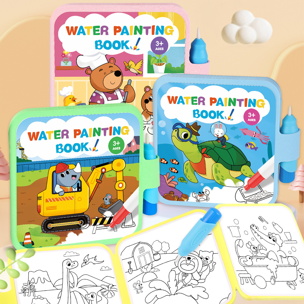 Sihirli Su Boyama Kitabı Yenid - Reusable Water Magic Coloring Book incelemesi ve fiyatı