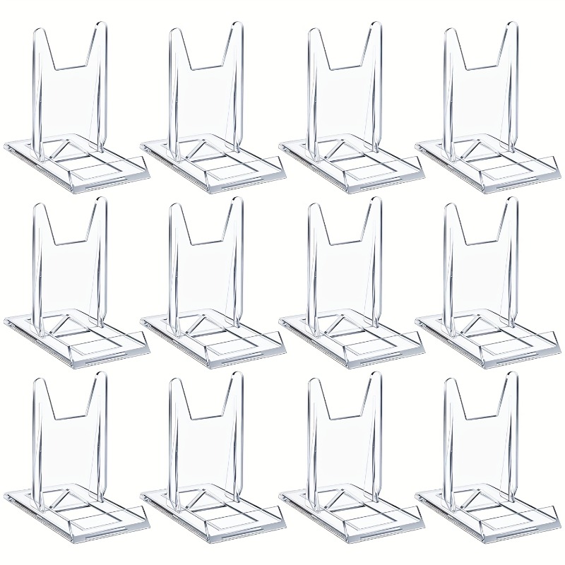 12 adet 5/Şeffaf Akrilik Ekran - Clear Acrylic Book Stand Holder incelemesi ve fiyatı